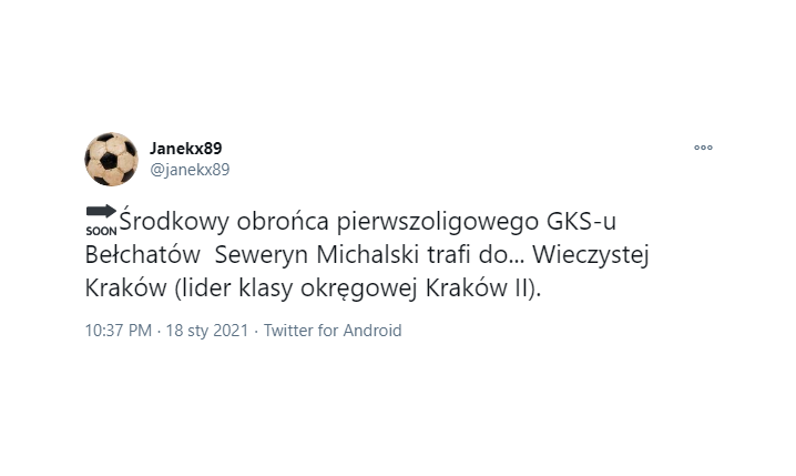 Wieczysta Kraków się nie zatrzymuje! OBROŃCA Z 1. LIGI TRAFI DO OKRĘGÓWKI!